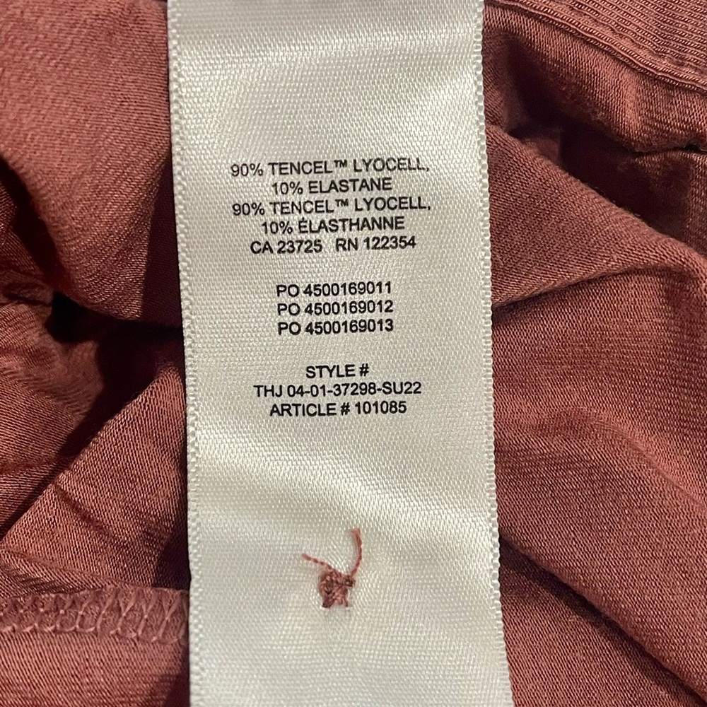 Wilfred Rust Button Down Shirt - Picture 6 of 7